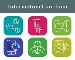 informatie vector icoon reeks