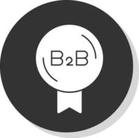 B2B vector icoon ontwerp