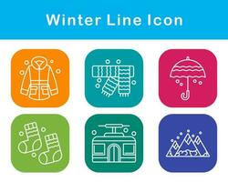 winter vector icoon reeks