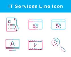 het Diensten vector icoon reeks