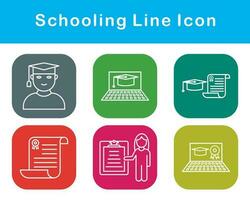 scholing vector icoon reeks