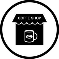 koffie winkel vector icoon