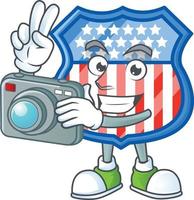 schild badges Verenigde Staten van Amerika icoon ontwerp vector