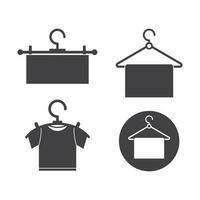 hanger logo icoon vector illustratie ontwerp