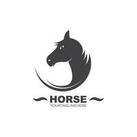 paard logo sjabloon vectorillustratie vector