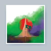 de onafhankelijkheid dag van bangladesh, 26 maart is een nationaal vakantie vector