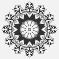circulaire patroon in het formulier van mandala voor henna, mehndi, tatoeëren, decoratie. decoratief ornament in etnisch oosters stijl vector
