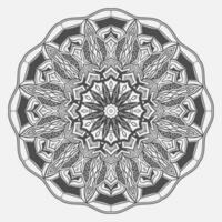 circulaire patroon in het formulier van mandala voor henna, mehndi, tatoeëren, decoratie. decoratief ornament in etnisch oosters stijl vector