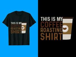 koffie t-shirt ontwerp vector