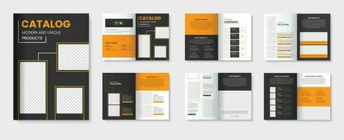 Product catalogus of meubilair catalogus ontwerp met brochure pro downloaden vector