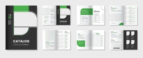 catalogus sjabloon met bedrijf brochure ontwerp voor bedrijf Product catalogus ontwerp pro downloaden vector