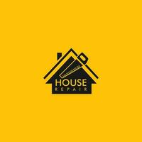 reparatie huis logo vector