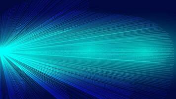 abstract futuristische blauw achtergrond. technologie gloeiend digitaal Golf en internet verbinding, vector