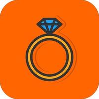 diamant ring vector icoon ontwerp