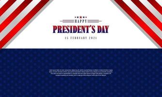 president's day achtergrond vector