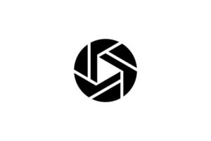 zwart wit wereldbol Speel vermaak logo vector
