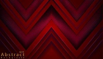 luxe abstracte rode donkere technische achtergrond met papercut decoratie vector