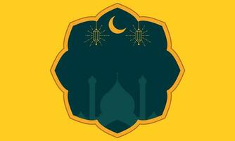 Islamitisch groet kaart, banier achtergrond illustratie vector
