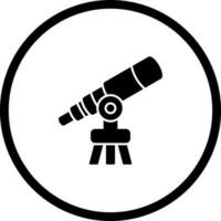 telescoop vector pictogram