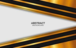 luxe design abstract zwart en goud vector