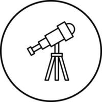 telescoop vector pictogram