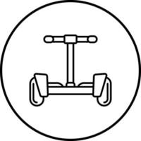 hoverboard vector pictogram