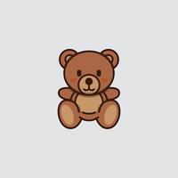 schattig teddy beer vector ontwerp