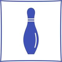 bowling pin vector icon