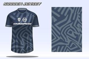 voetbal Jersey sport t-shirt ontwerp mockup voor Amerikaans voetbal club vector