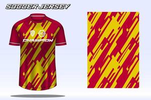 voetbal Jersey sport t-shirt ontwerp mockup voor Amerikaans voetbal club vector