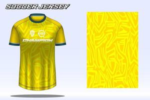 voetbal Jersey sport t-shirt ontwerp mockup voor Amerikaans voetbal club vector