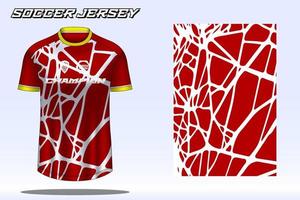 voetbal Jersey sport t-shirt ontwerp mockup voor Amerikaans voetbal club vector