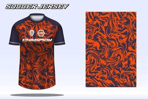 voetbal Jersey sport t-shirt ontwerp mockup voor Amerikaans voetbal club vector