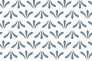 vector textuur achtergrond, naadloze patroon. hand getrokken, blauwe, zwarte, witte kleuren.