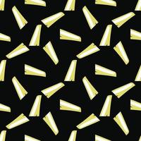 vector naadloze structuurpatroon als achtergrond. hand getrokken, gele, zwarte, witte kleuren.