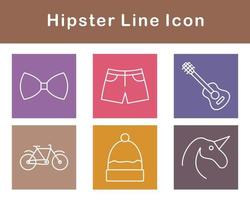 hipster vector icoon reeks