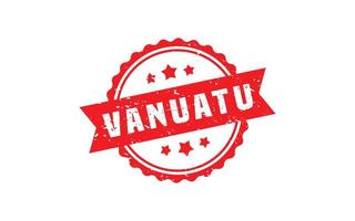 vanuatu postzegel rubber met grunge stijl Aan wit achtergrond vector