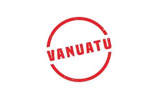 vanuatu postzegel rubber met grunge stijl Aan wit achtergrond vector