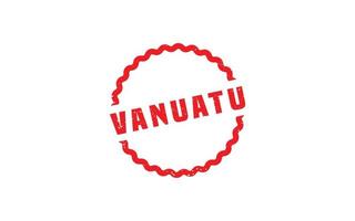 vanuatu postzegel rubber met grunge stijl Aan wit achtergrond vector