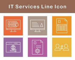 het Diensten vector icoon reeks