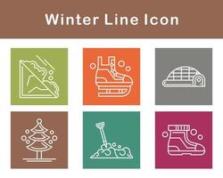 winter vector icoon reeks