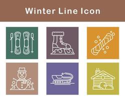 winter vector icoon reeks