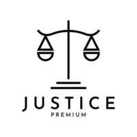 justitie advocatenkantoor logo pictogram ontwerp illustratie vector