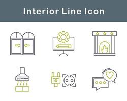 interieur vector icoon reeks