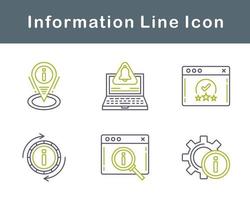 informatie vector icoon reeks