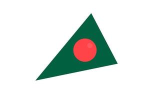 Bangladesh vlag ontwerp illustratie, icoon vlag ontwerp met elegant concept vector