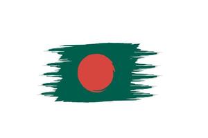 Bangladesh vlag ontwerp illustratie, icoon vlag ontwerp met elegant concept vector