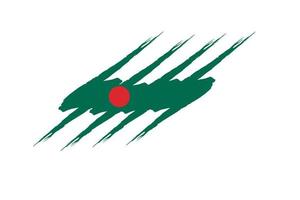 Bangladesh vlag ontwerp illustratie, icoon vlag ontwerp met elegant concept vector