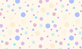 baby kleur dots naadloos patroon vector achtergrond