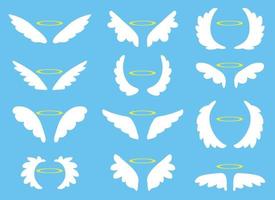 vleugel vector ontwerp illustratie geïsoleerd Aan wit achtergrond